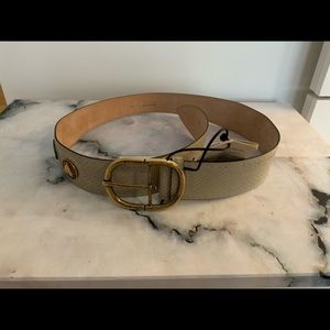 Roberto Cavalli snake leather belt